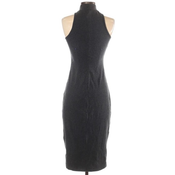 Kit and Ace Gray Reveal & Conceal Midi Dress Sz 4 - Picture 5 of 14